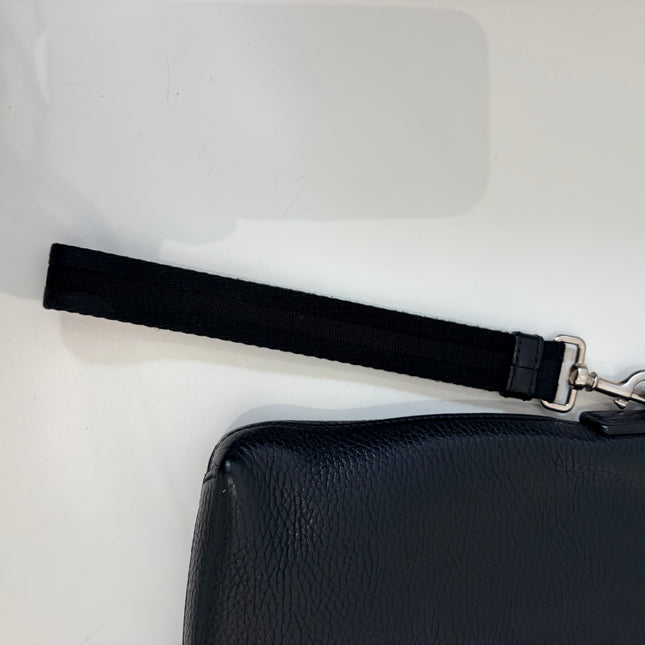 Pochette en cuir Gucci noir