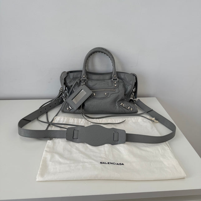 Sac Balenciaga City Small Gris souris