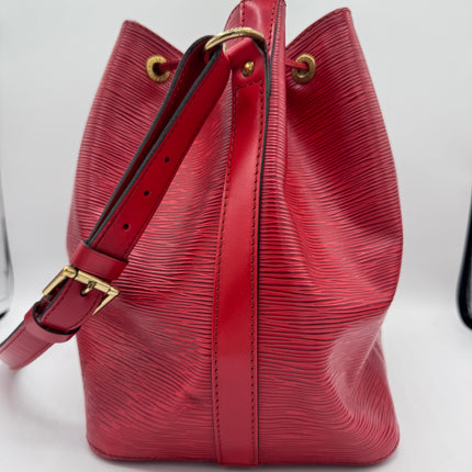 Sac Louis Vuitton Noé PM Épi Rouge