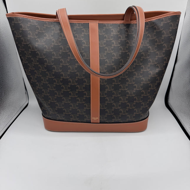 Cabas Celine Moyen Toile Triomphe