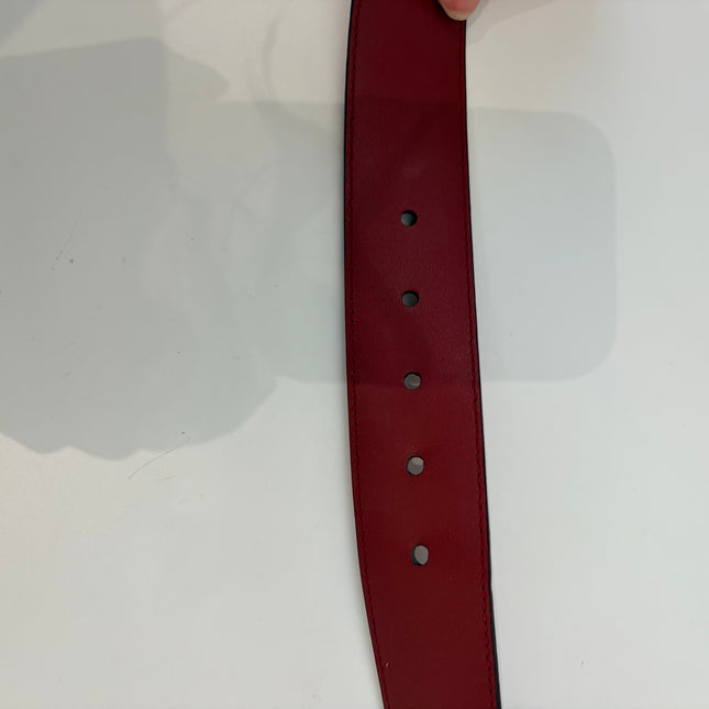 Ceinture Gucci Rouge Éteint T85