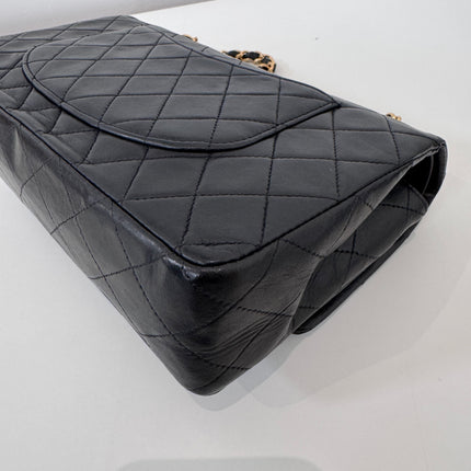 Sac Chanel Timeless vintage 25 cm noir