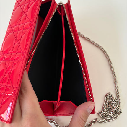 Dior Wallet on chain Géranium