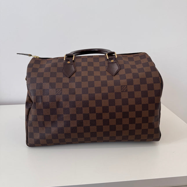 Sac Louis Vuitton Speedy 35 Damier Ébène