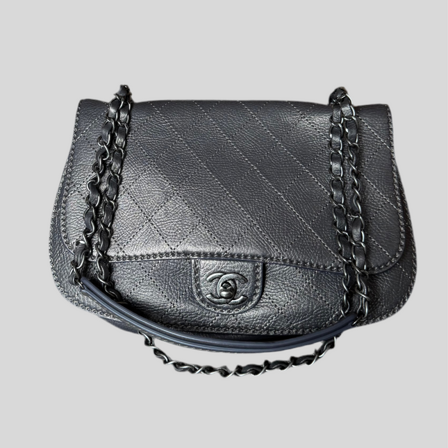 Sac Chanel Timeless lune gris irisé