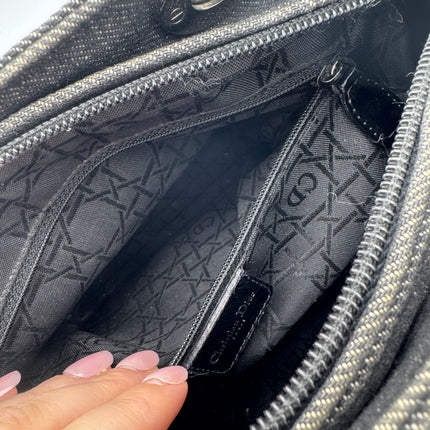 Sac Lady Dior Medium Tissu Jean Noir Dior