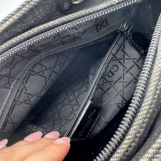 Sac Lady Dior Medium Tissu Jean Noir Dior