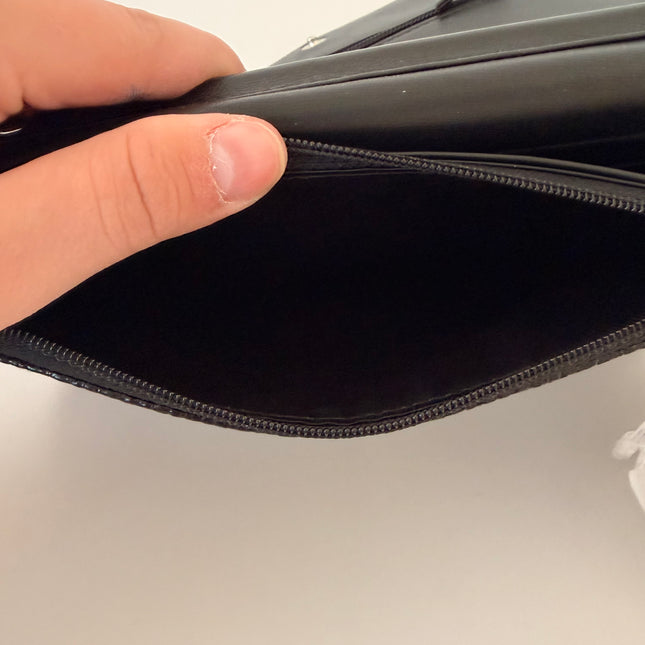 Sac Chanel Wallet on chain noir vernis