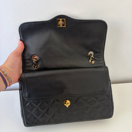 Sac Chanel Fermoir bicolore Noir