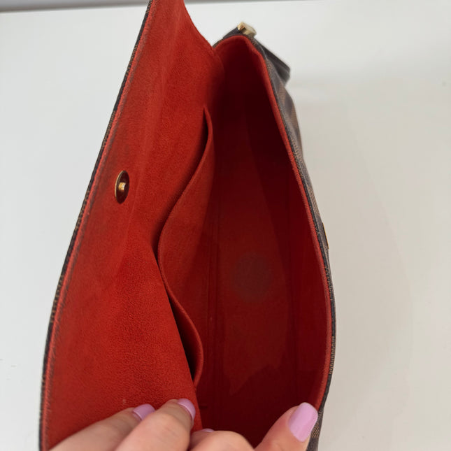 Sac Pochette Louis Vuitton Recoleta Damier Ébène