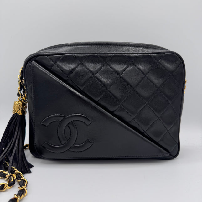 Sac Caméra vintage Chanel Noir