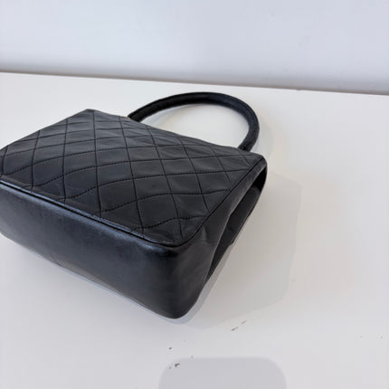 Sac Chanel Top Handle vintage noir