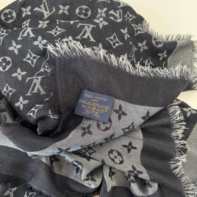 Châle Louis Vuitton Monogram Shine