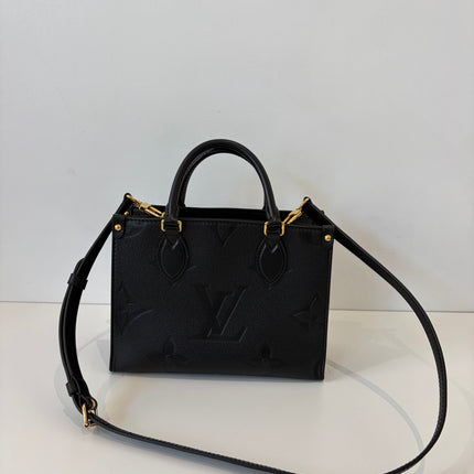 Sac Louis Vuitton On The go PM empreinte Noir
