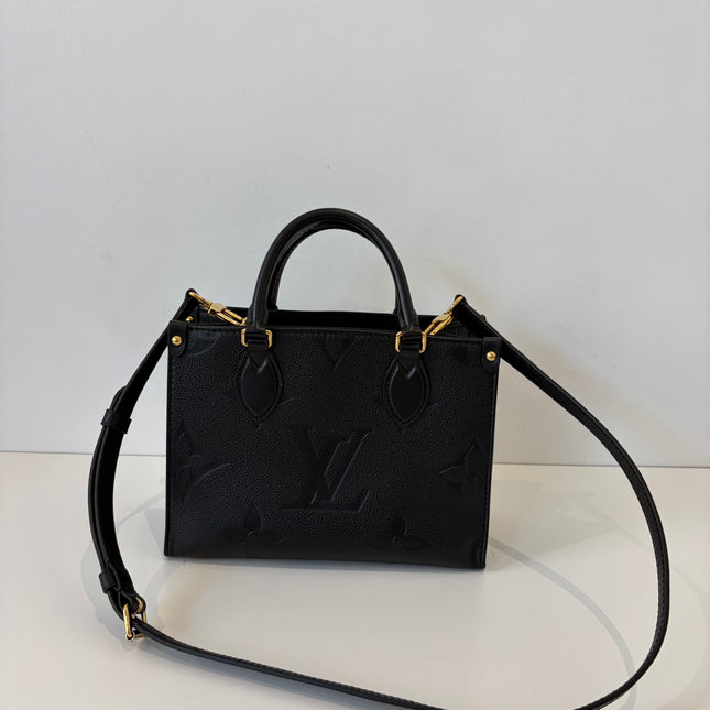 Sac Louis Vuitton On The go PM empreinte Noir