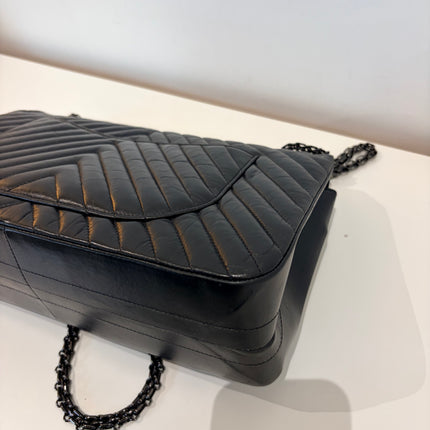 Sac Chanel Grand 2.55 Chevrons Noir