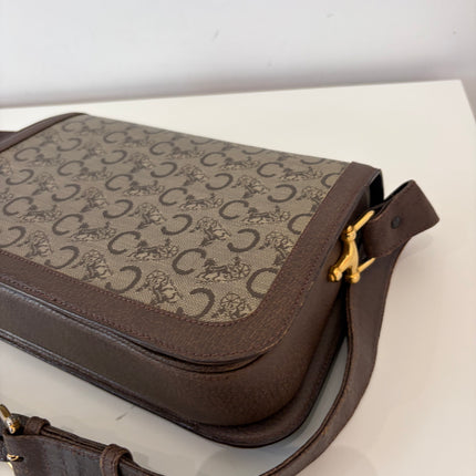 Sac Celine Sulky bandoulière Marron