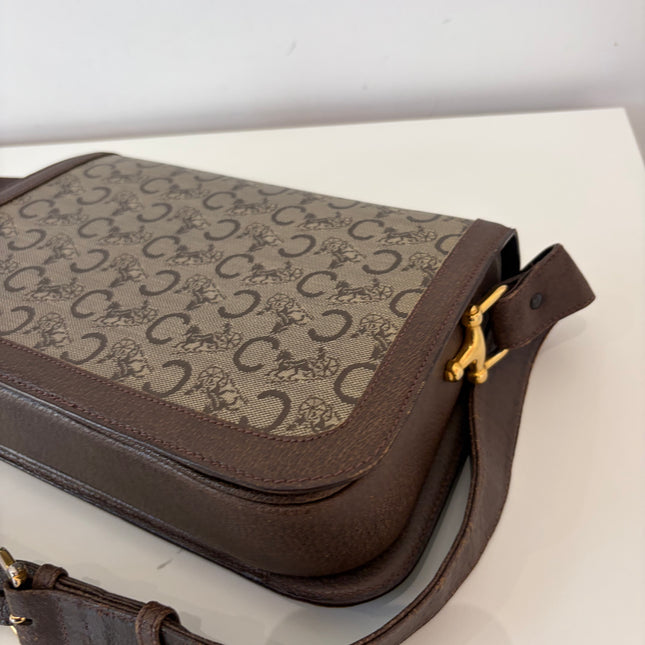 Sac Celine Sulky bandoulière Marron