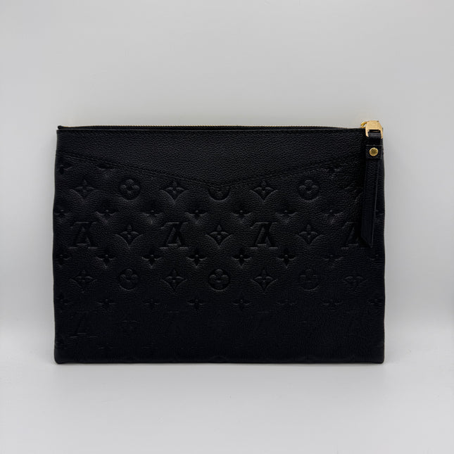 Pochette Louis Vuitton Daily Pouch Cuir Empreinte