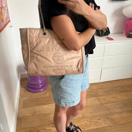 Sac chanel Deauville cuir
