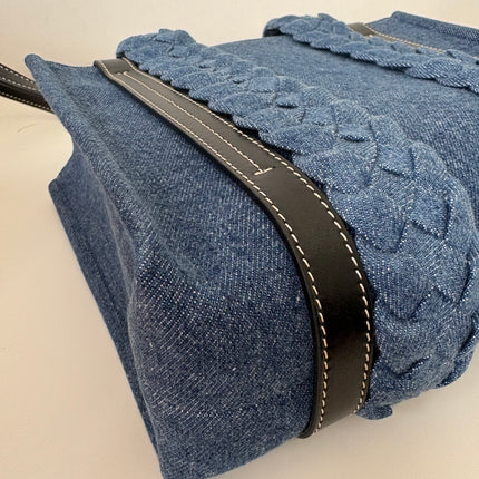 Sac Chloé Woody Bleu jean