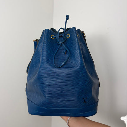 Sac Louis Vuitton Noé GM Épi bleu