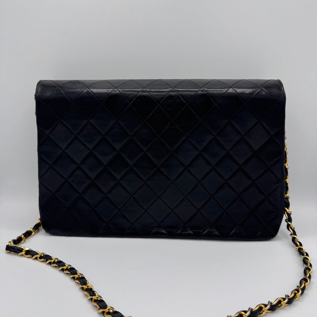 Sac Chanel classique flap grand bandoulière vintage