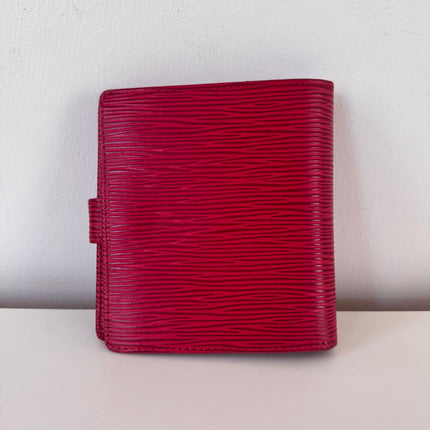 Portefeuille Louis Vuitton Cuir Épis Rouge