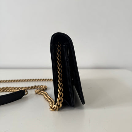 Sac Chanel Wallet on Chain Boy Noir