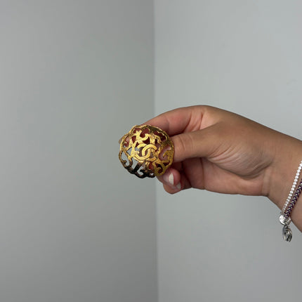 Broche Chanel Ronde CC