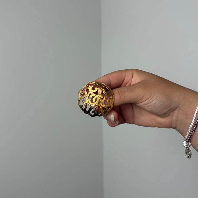 Broche Chanel Ronde CC