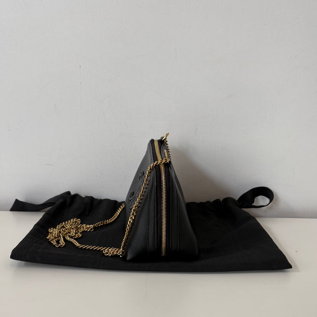 Sac Celine Clutch cuir noir