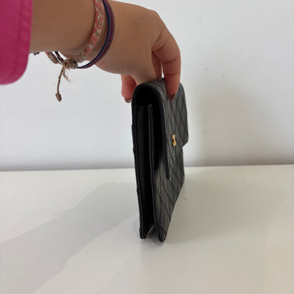 Pochette Chanel Noire CC + insert de sac