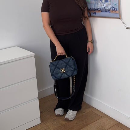 Sac Chanel 19 Small denim