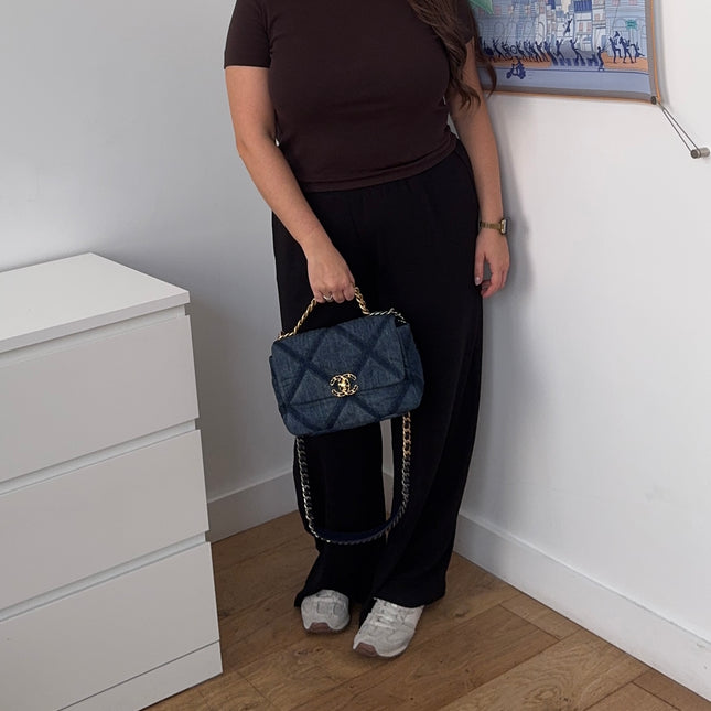 Sac Chanel 19 Small denim