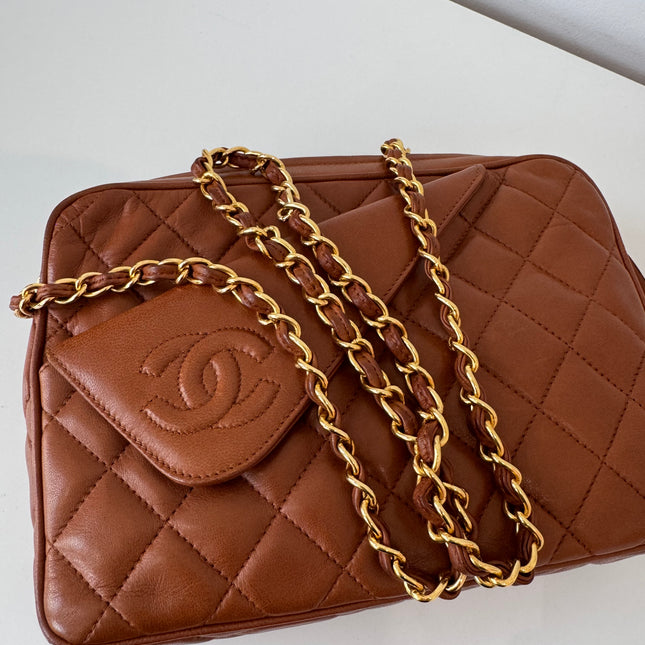 Sac Chanel Caméra caramel