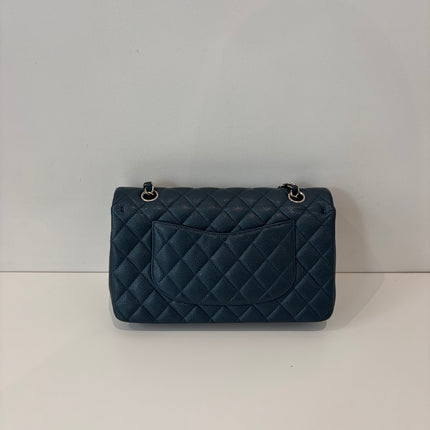 Sac Chanel Timeless 11.12 Cuir Caviar bleu