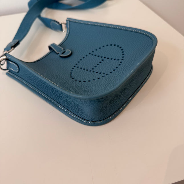 Sac Hermès Evelyne 16 Bleu Jean