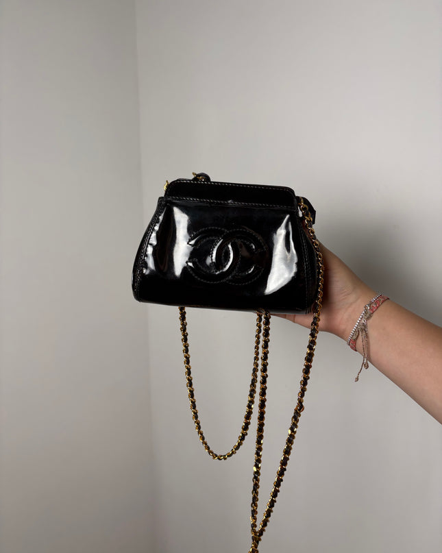 Sac Chanel bourse vernis
