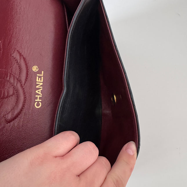Sac Chanel Timeless 23cm Vintage noir