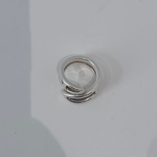 Bague Hermès Chaîne d’ancre Punk T49