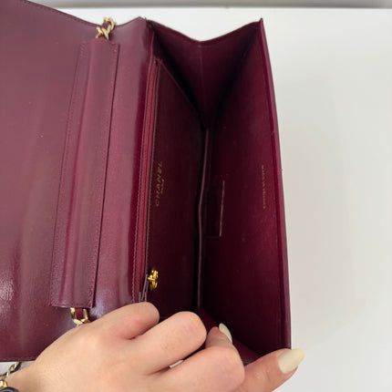 Sac Chanel Bordeaux Bandoulière