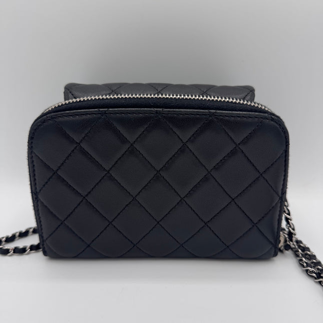 Sac Chanel mini double noir