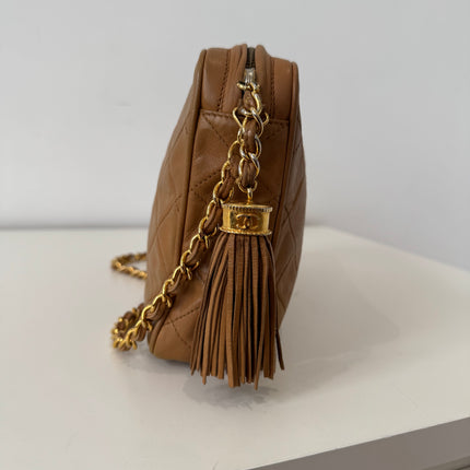 Sac Chanel Caméra Caramel bandoulière