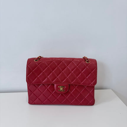 Sac Chanel Maxi timeless Double vintage Rouge