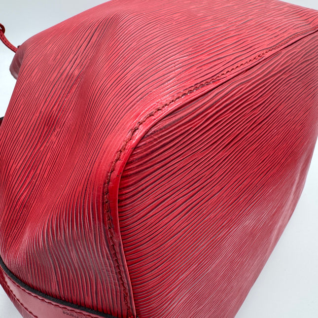 Sac Louis Vuitton Noé PM Épi Rouge