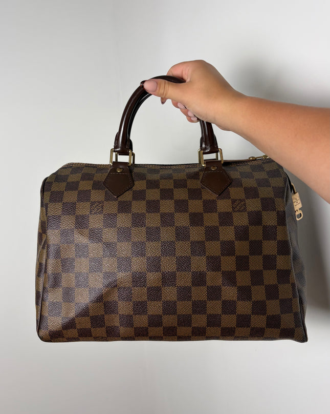 Sac Louis Vuitton Speedy 30 Damier Ébène
