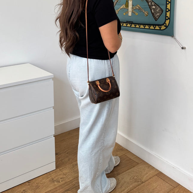 Sac Louis Vuitton Nano Speedy Monogram