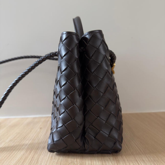Sac Andiamo Petit Bottega Veneta Marron Fondant