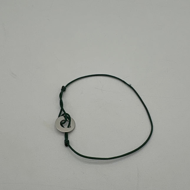 Bracelet Dinh van cordon cible PM